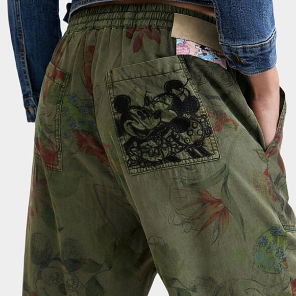 Desigual x Disney Mickey Mouse Tencel Pants - Picture 3 of 12